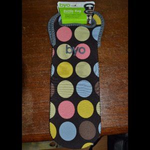 Insulated wine bottle bag